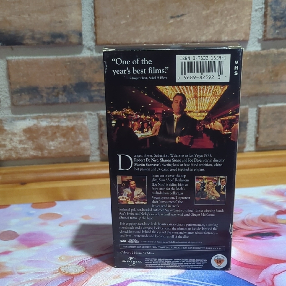 Casino VHS Tape– Crime/Thriller Classic (1995) - Picture 4 of 13